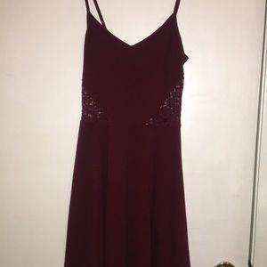Hollister Burgundy Dress